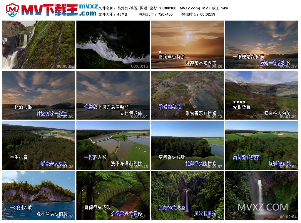 吕炸炸-谁说_国语_流行_YE300160